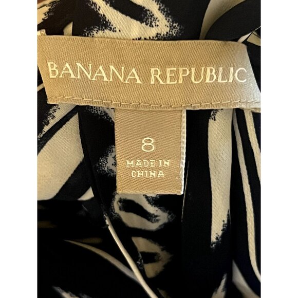 BANANA REPUBLIC Blue Casual Dress| Boho Summer Dress Women's Size 8 Excellent ve - Picture 4 of 4